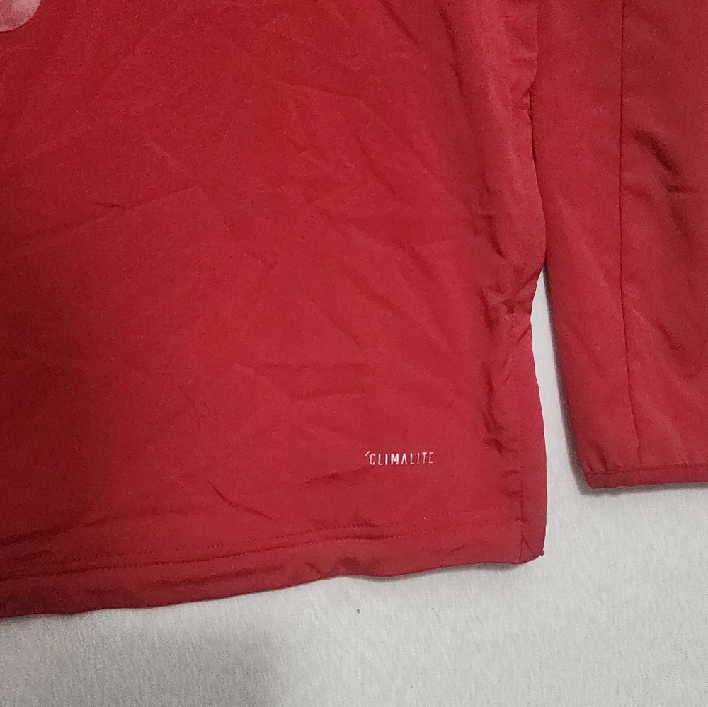 Adidas Men Medium Jacket Cardinal Logo - image 2